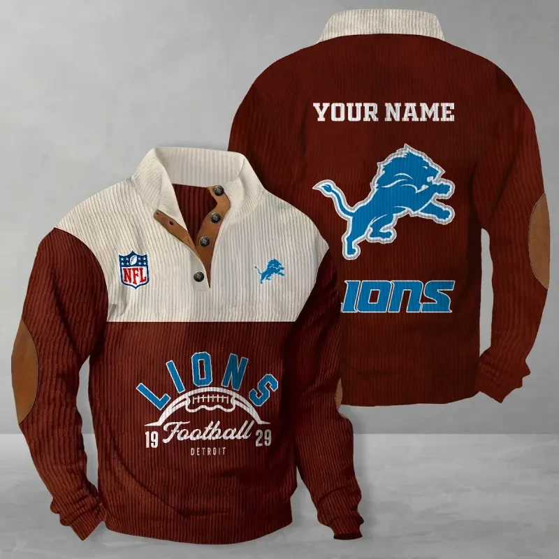 Detroit Lions Sports Sweatshirt Hoodie PBT2CO2