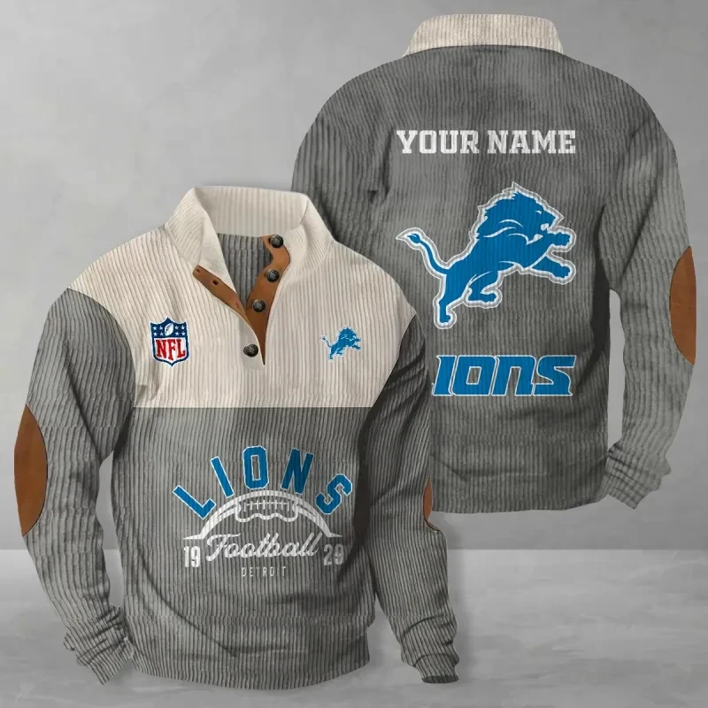 Detroit Lions Sports Sweatshirt Hoodie PBT2CO2