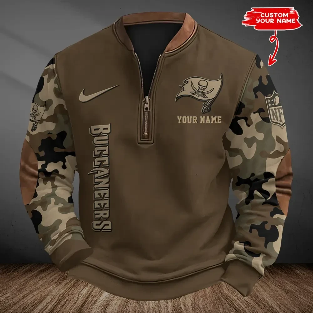 Tampa Bay Buccaneers Classic Half Zip Pullover SPTCHZP062