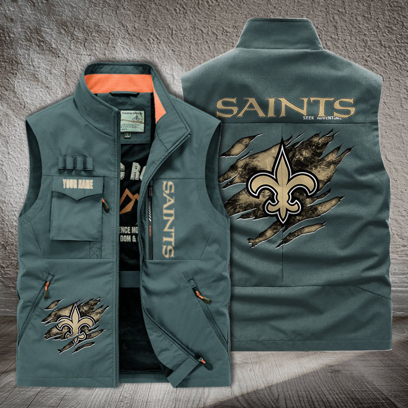 New Orleans Saints Vest PBSJ9PM