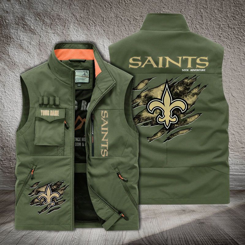 New Orleans Saints Vest PBSJ9PM