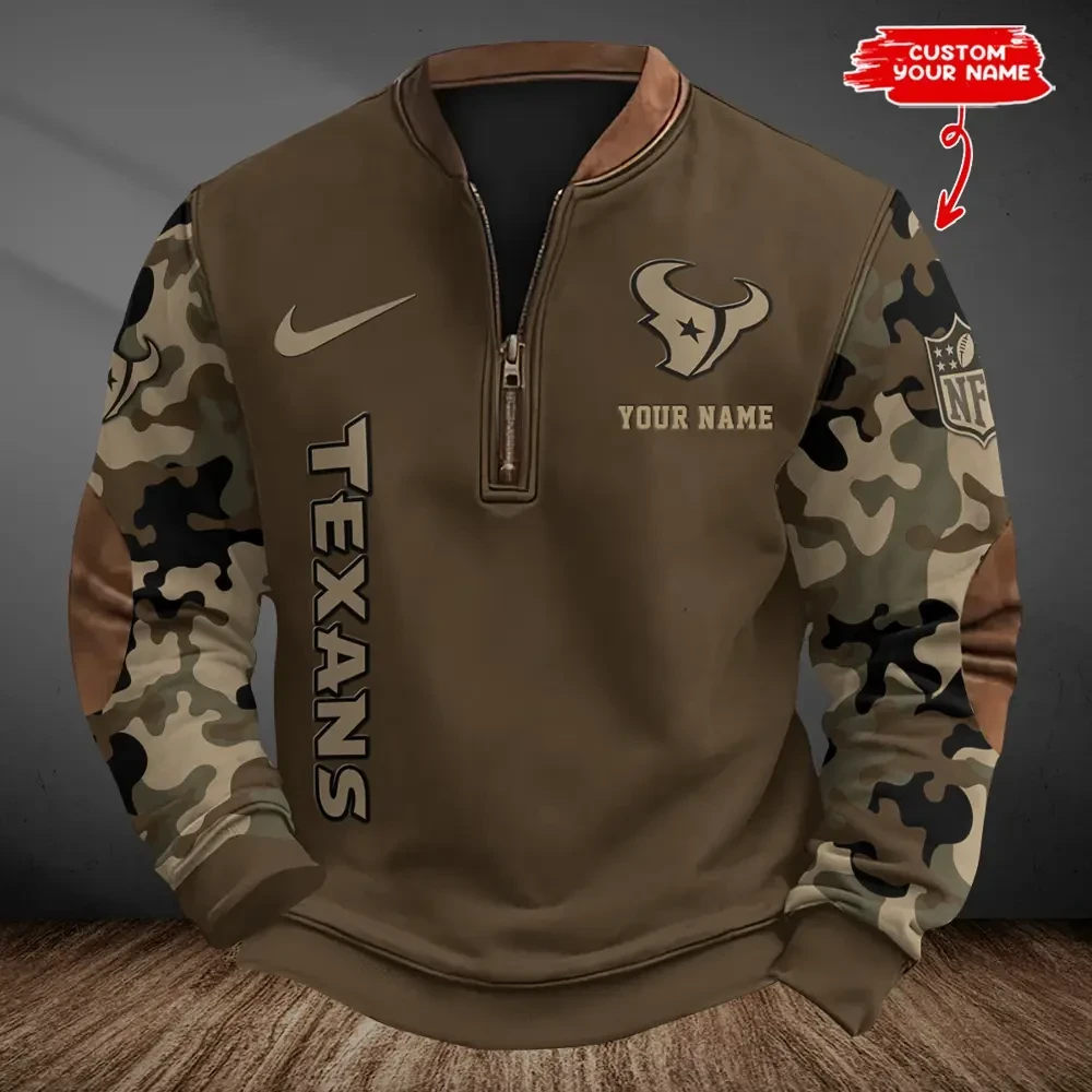 Houston Texans Classic Half Zip Pullover SPTCHZP045