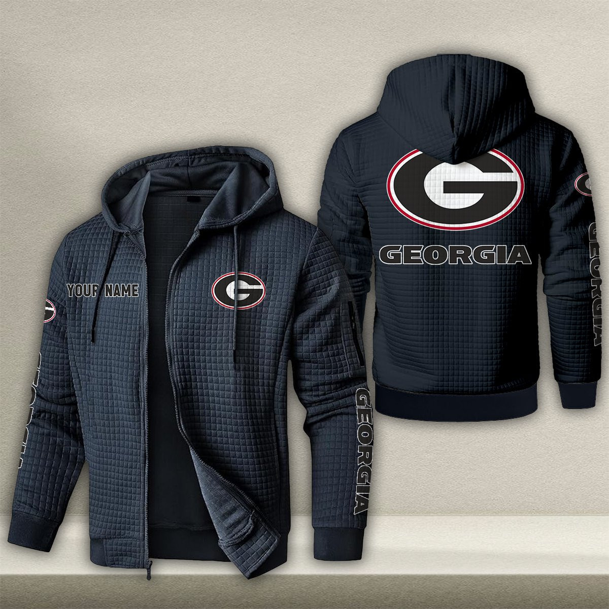 Georgia Bulldogs Zip Hoodie PB8WX0W