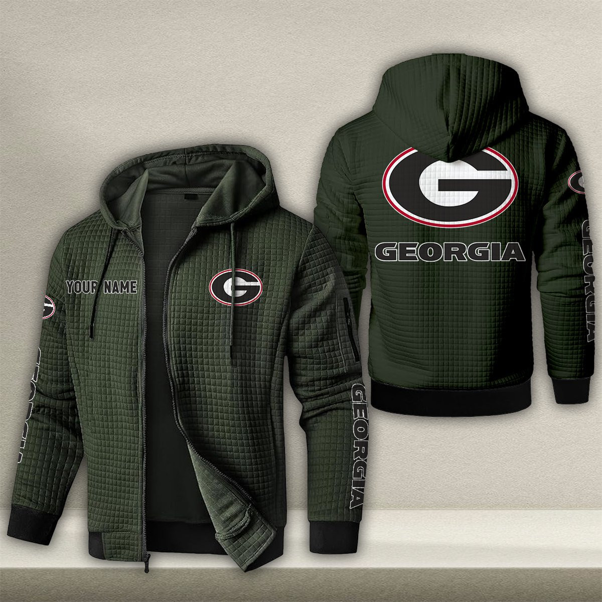 Georgia Bulldogs Zip Hoodie PB8WX0W