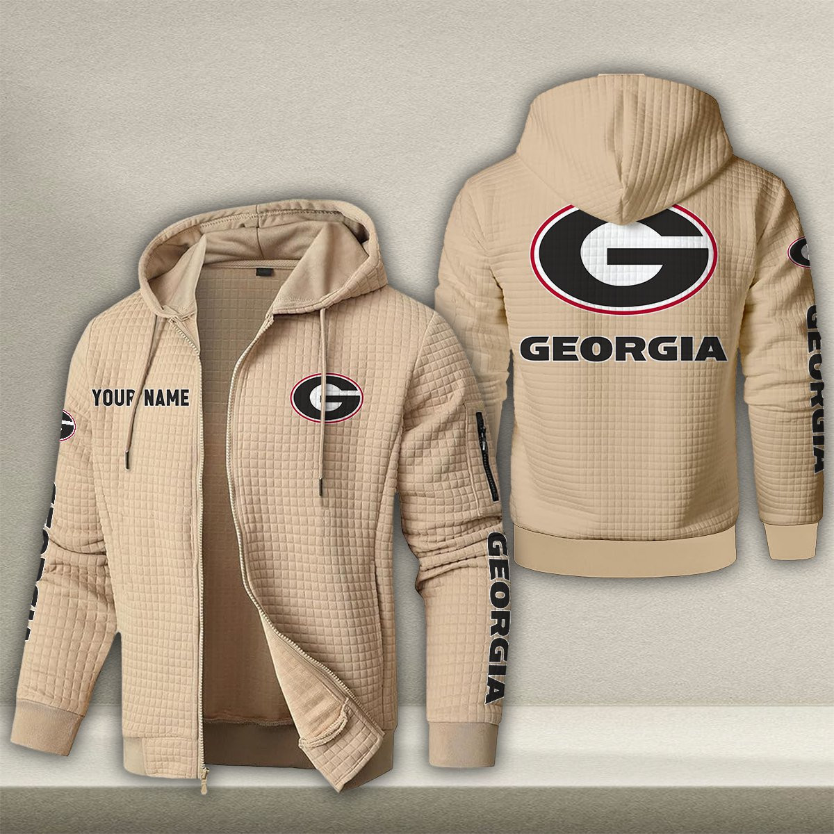 Georgia Bulldogs Zip Hoodie PB8WX0W