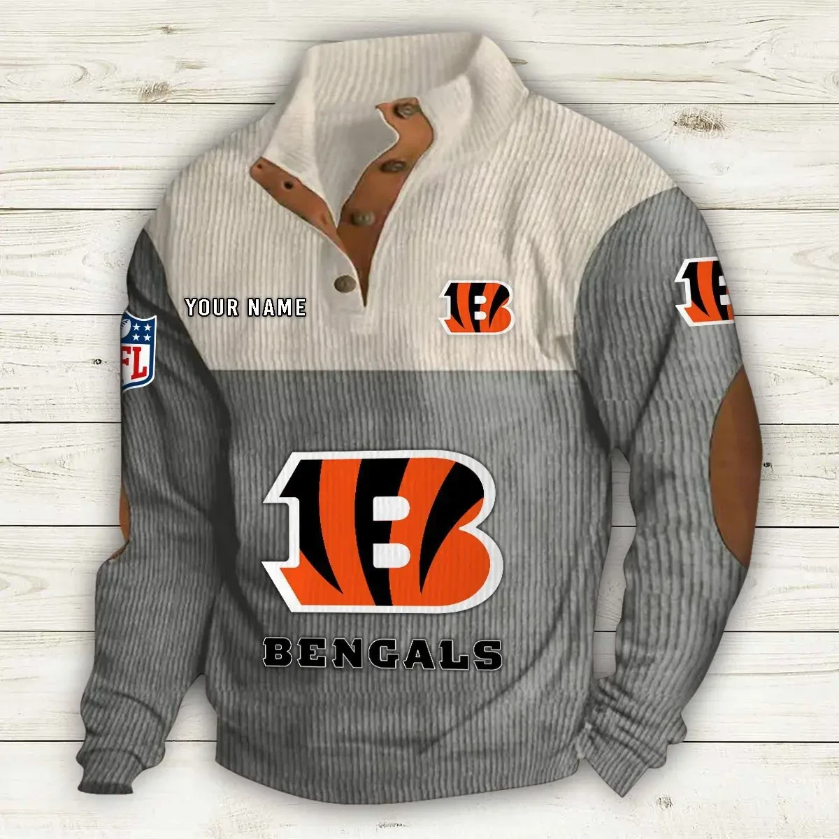 Cincinnati Bengals Sport Print Sweatshirt PB5KLV8