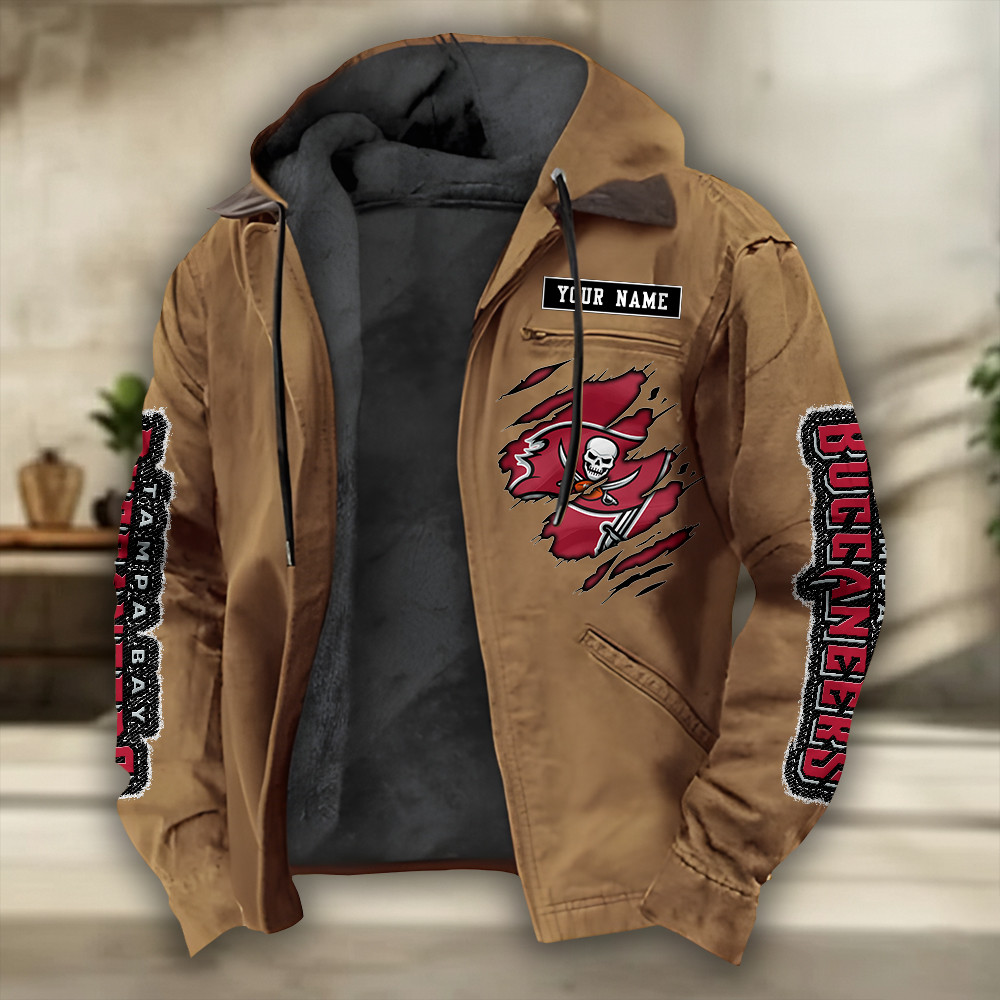 Tampa Bay Buccaneers Heavyweight Hooded Jacket PB3TV8U