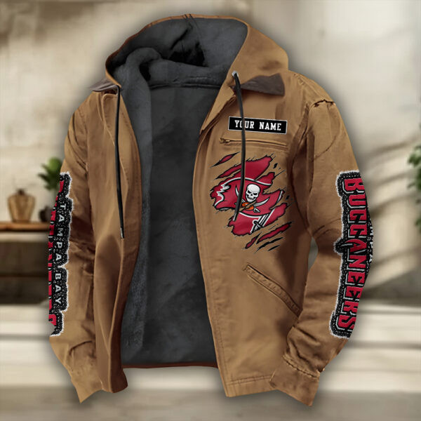 Tampa Bay Buccaneers Heavyweight Hooded Jacket PB3TV8U