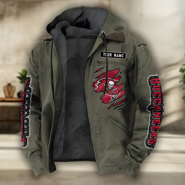 Tampa Bay Buccaneers Heavyweight Hooded Jacket PB3TV8U