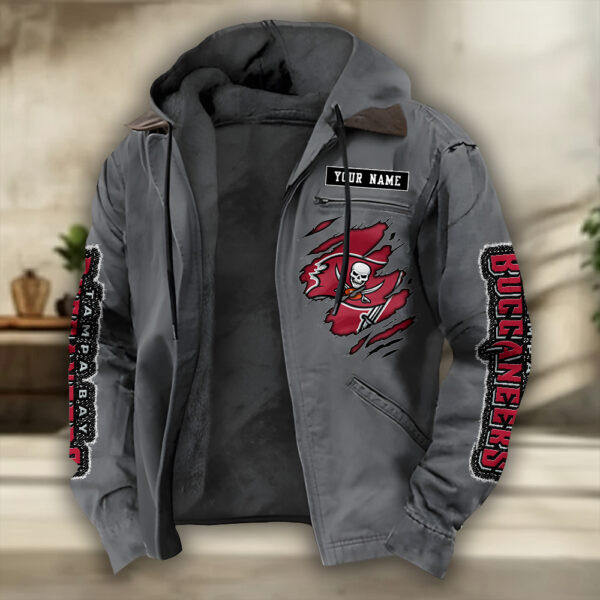 Tampa Bay Buccaneers Heavyweight Hooded Jacket PB3TV8U