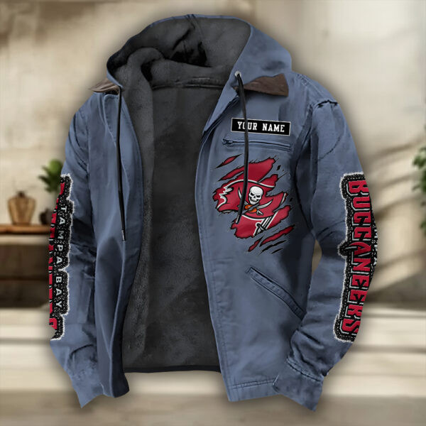 Tampa Bay Buccaneers Heavyweight Hooded Jacket PB3TV8U