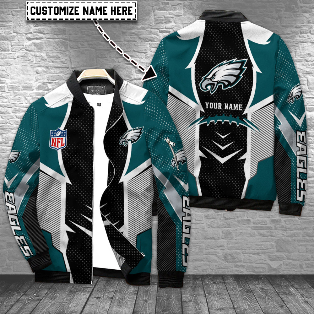 Philadelphia Eagles Personalized Bomber Jacket BG98V5