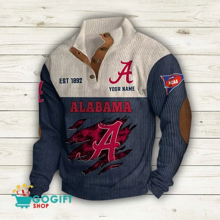 Alabama Crimson Tide NCAA Double Collar Hoodies PBZUWK8