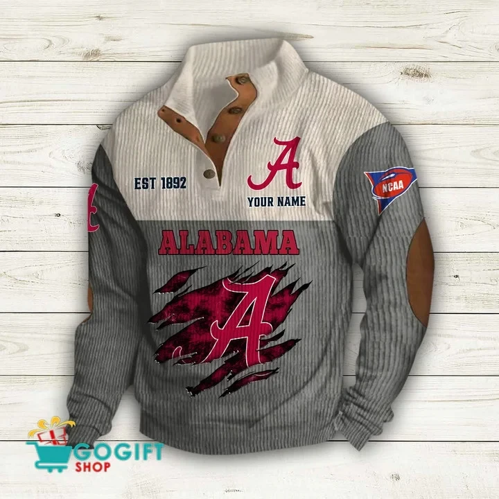 Alabama Crimson Tide NCAA Double Collar Hoodies PBZUWK8