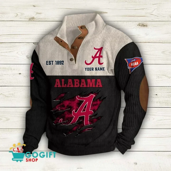 Alabama Crimson Tide NCAA Double Collar Hoodies PBZUWK8