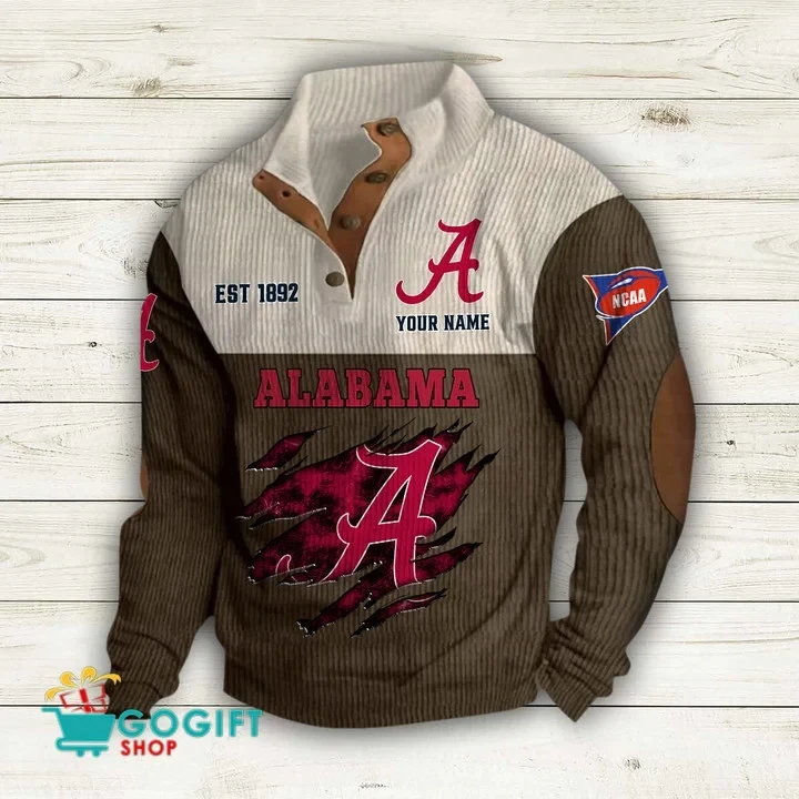 Alabama Crimson Tide NCAA Double Collar Hoodies PBZUWK8