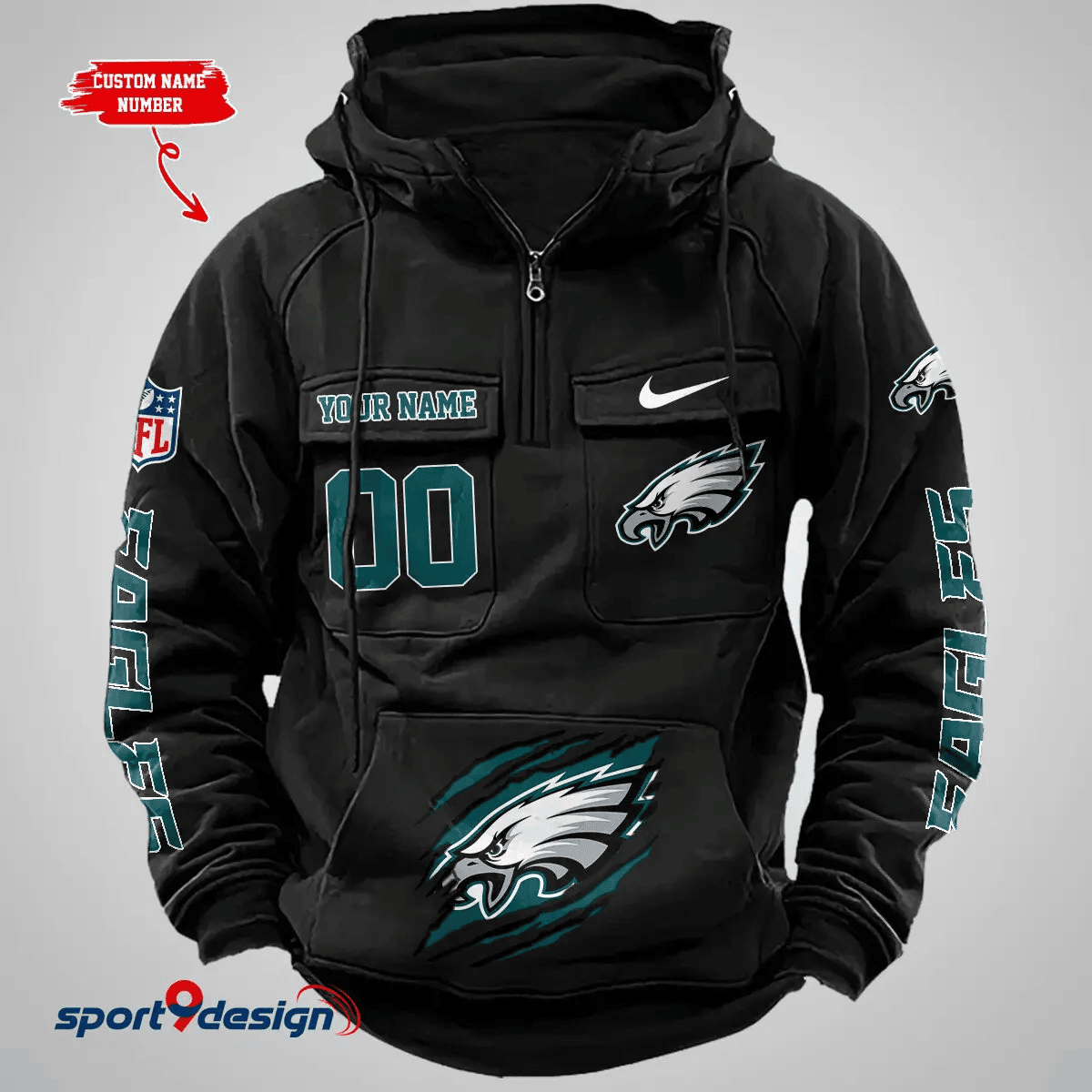 Philadelphia Eagles Vintage Men Hoodie PB770TY
