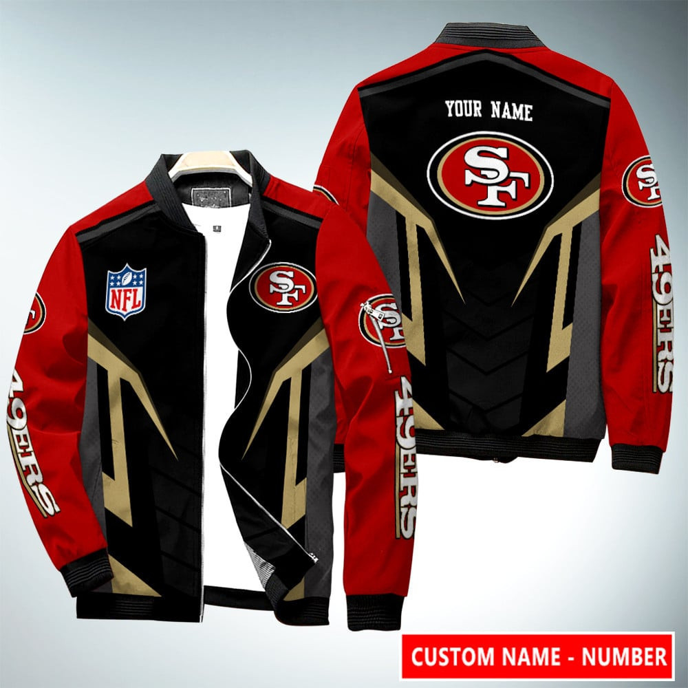 San Francisco 49ers Personalized Bomber Jacket AZCBJ124