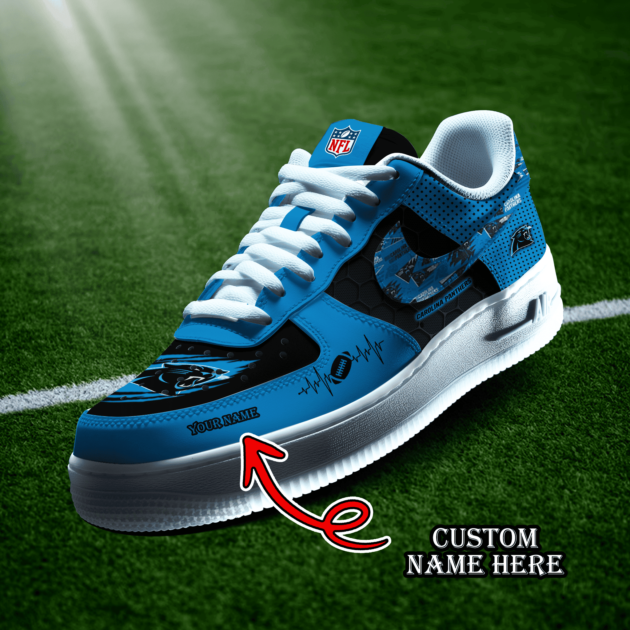 Carolina Panthers | Air Force 1 HeartBeat Ball Trending