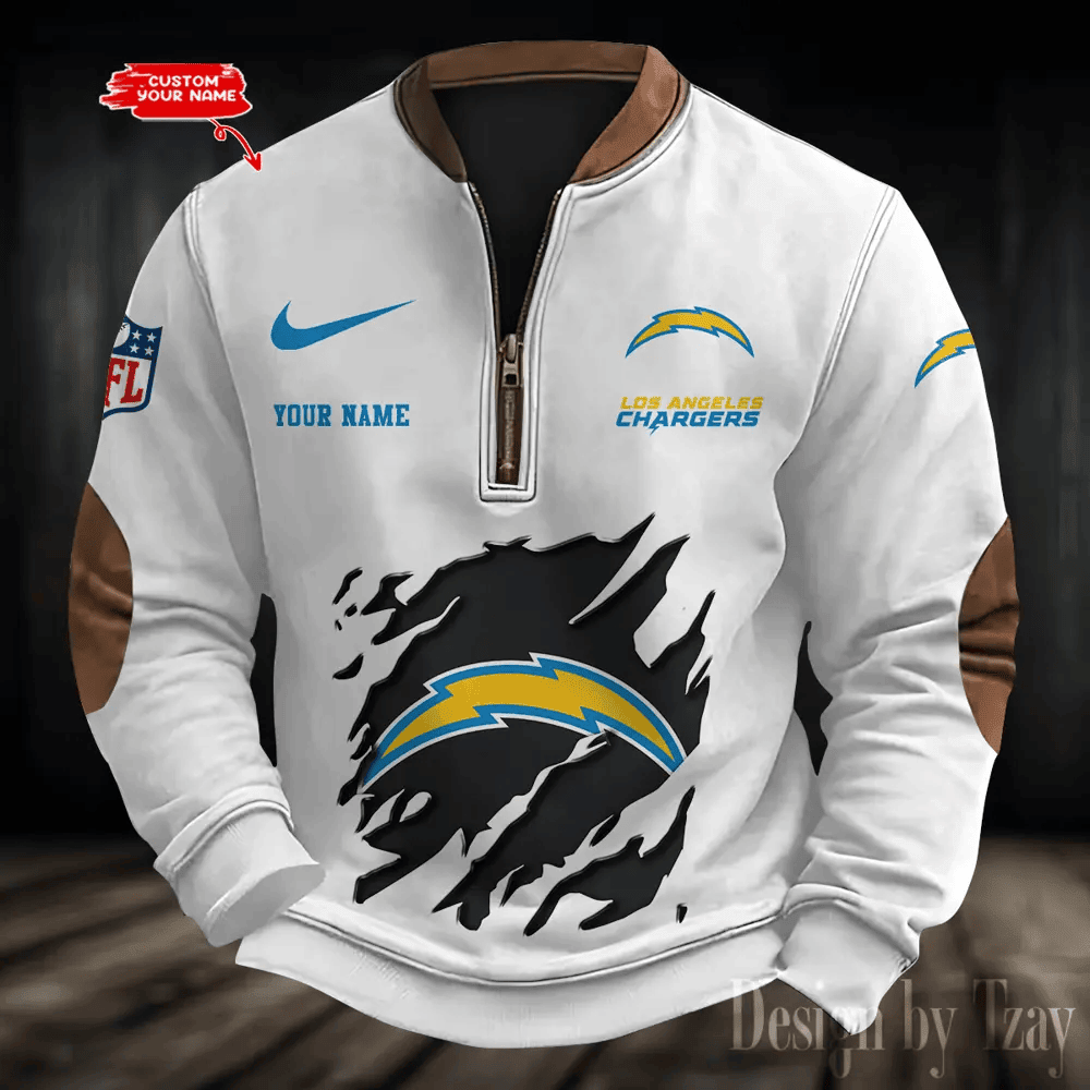 Los Angeles Chargers Print Vintage Sweatshirt PB84S1N