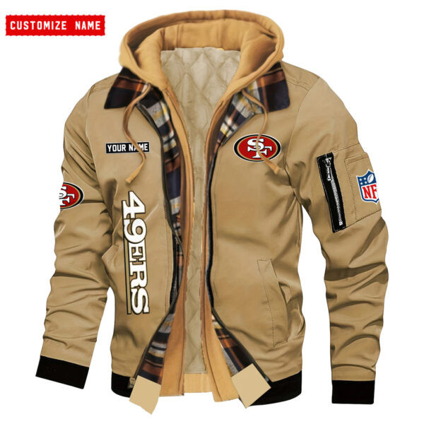 San Francisco 49ers Jacket Casual Fake Two Piece Design PBNRD0L