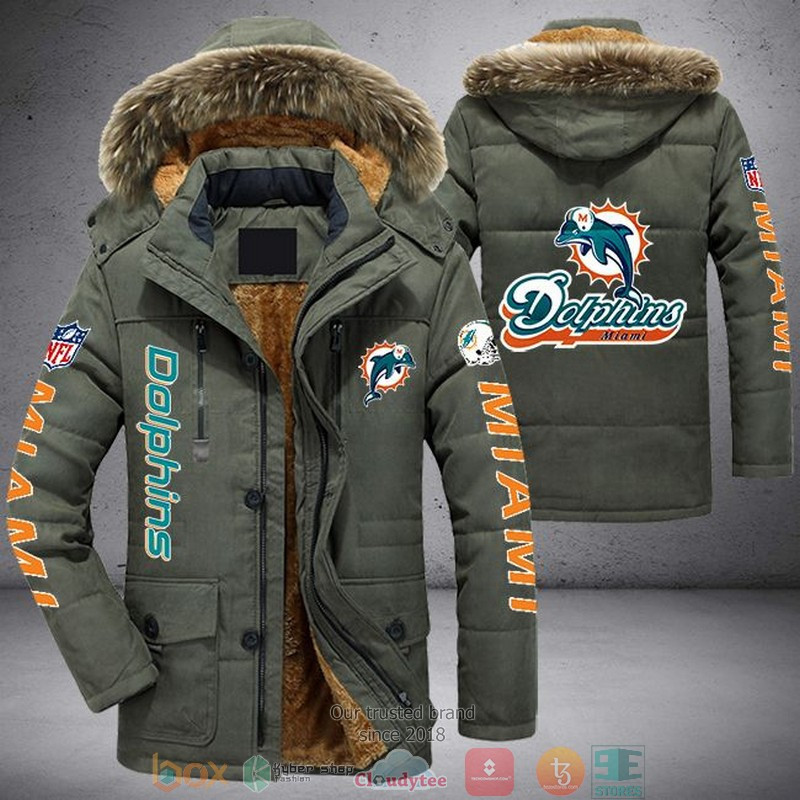 NFL Miami Dolphins 3D Parka Jacket - LIMITED EDITION