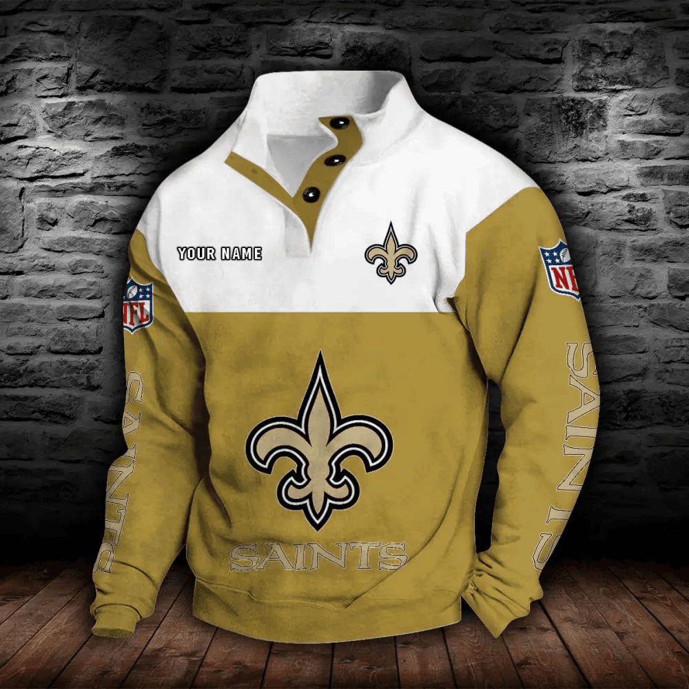 New Orleans Saints NFL Sports Sweatshirt Colorful PB8I0VM
