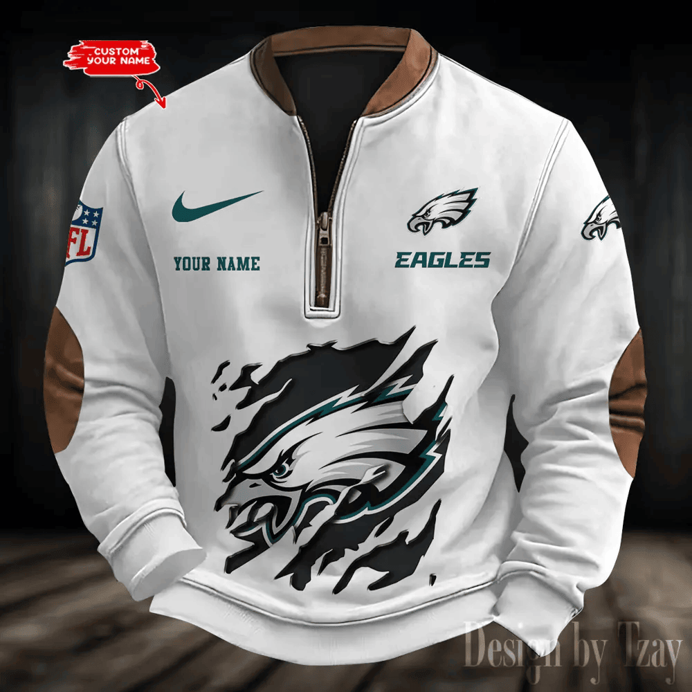 Philadelphia Eagles Print Vintage Sweatshirt PBLG24N