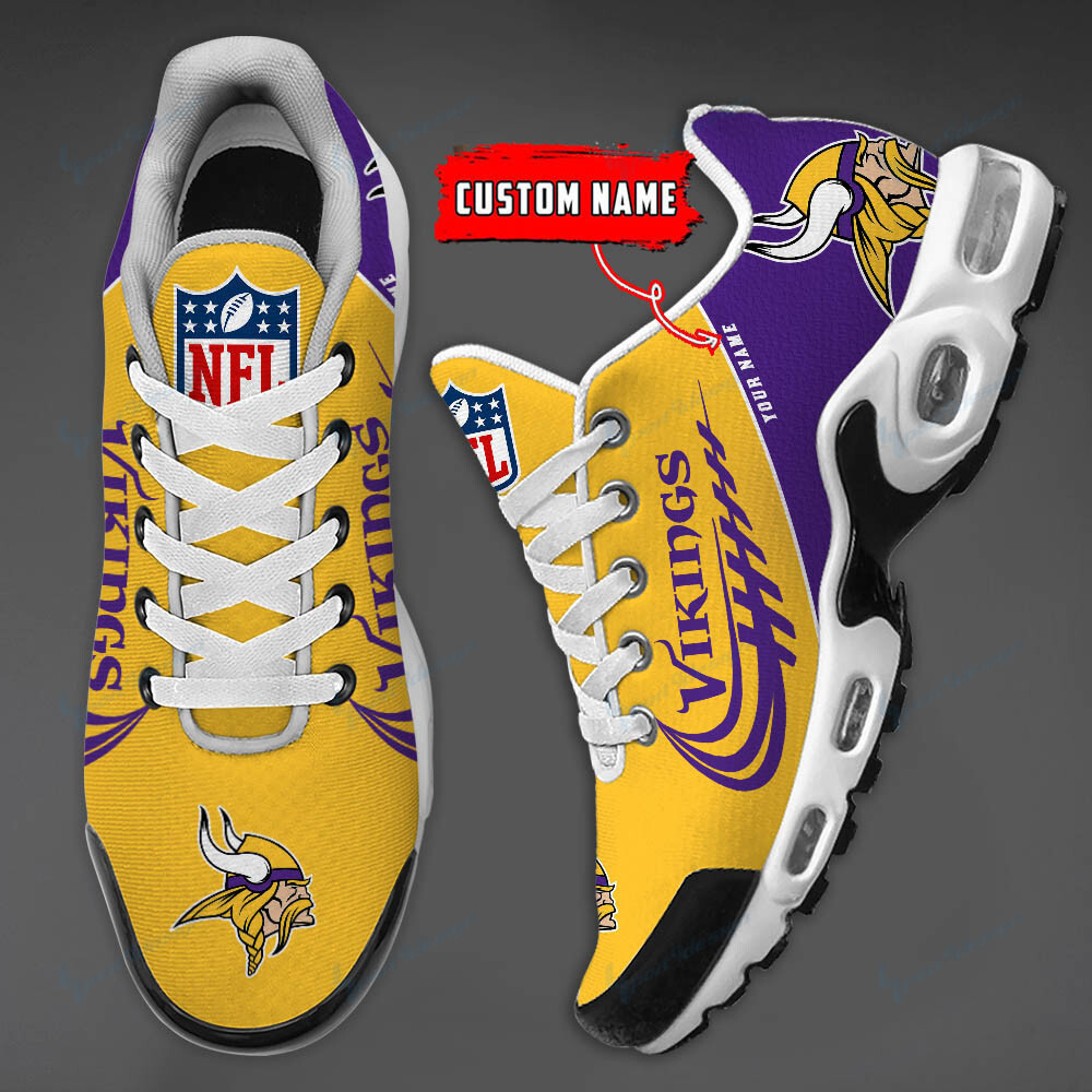 Minnesota Vikings Personalized Plus T-N Youth Sneakers PB4GZFT