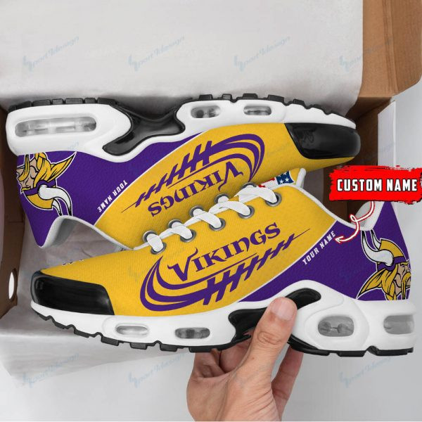 Minnesota Vikings Personalized Plus T-N Youth Sneakers PB4GZFT