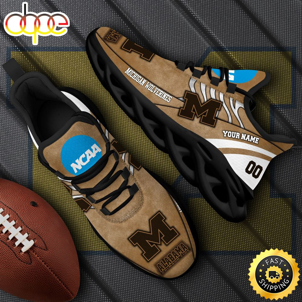 Michigan Wolverines Personalized Yezy Running Sneakers RT091