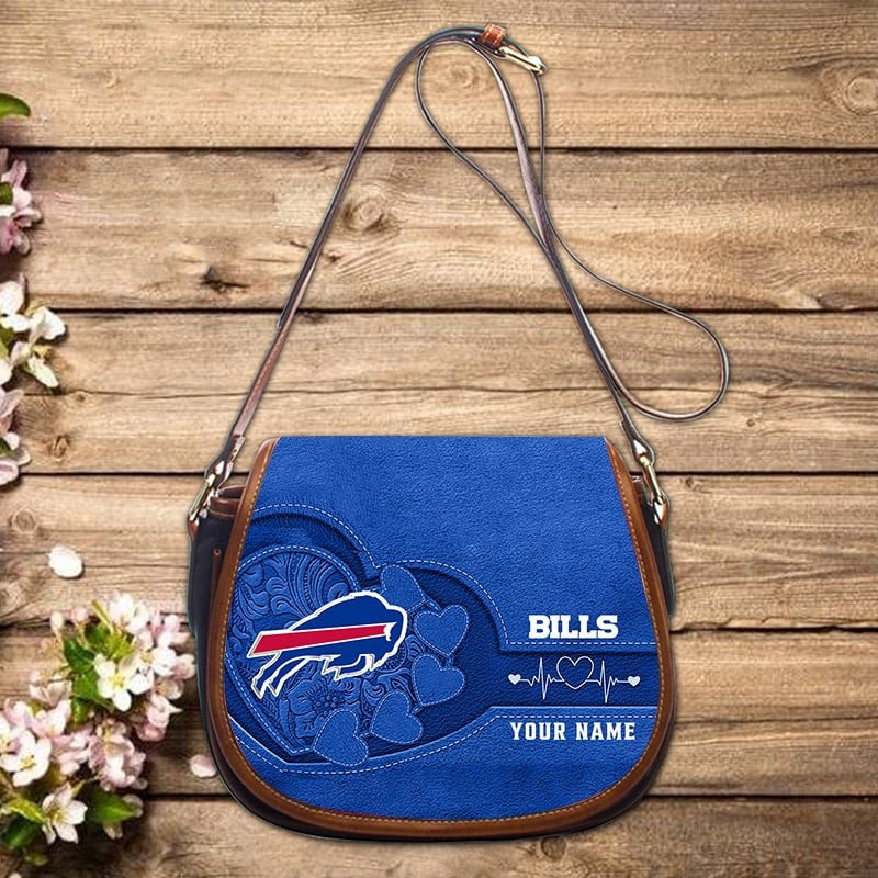 Buffalo Bills Personalized Zipper Shoulder Bag Best Gift For Fans S9ZSB004