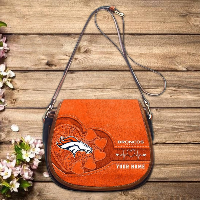 Denver Broncos Personalized Zipper Shoulder Bag Best Gift For Fans S9ZSB010