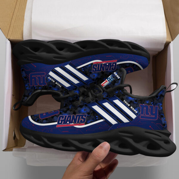 New York Giants Personalized Yezy Running Sneakers PBVN0UF