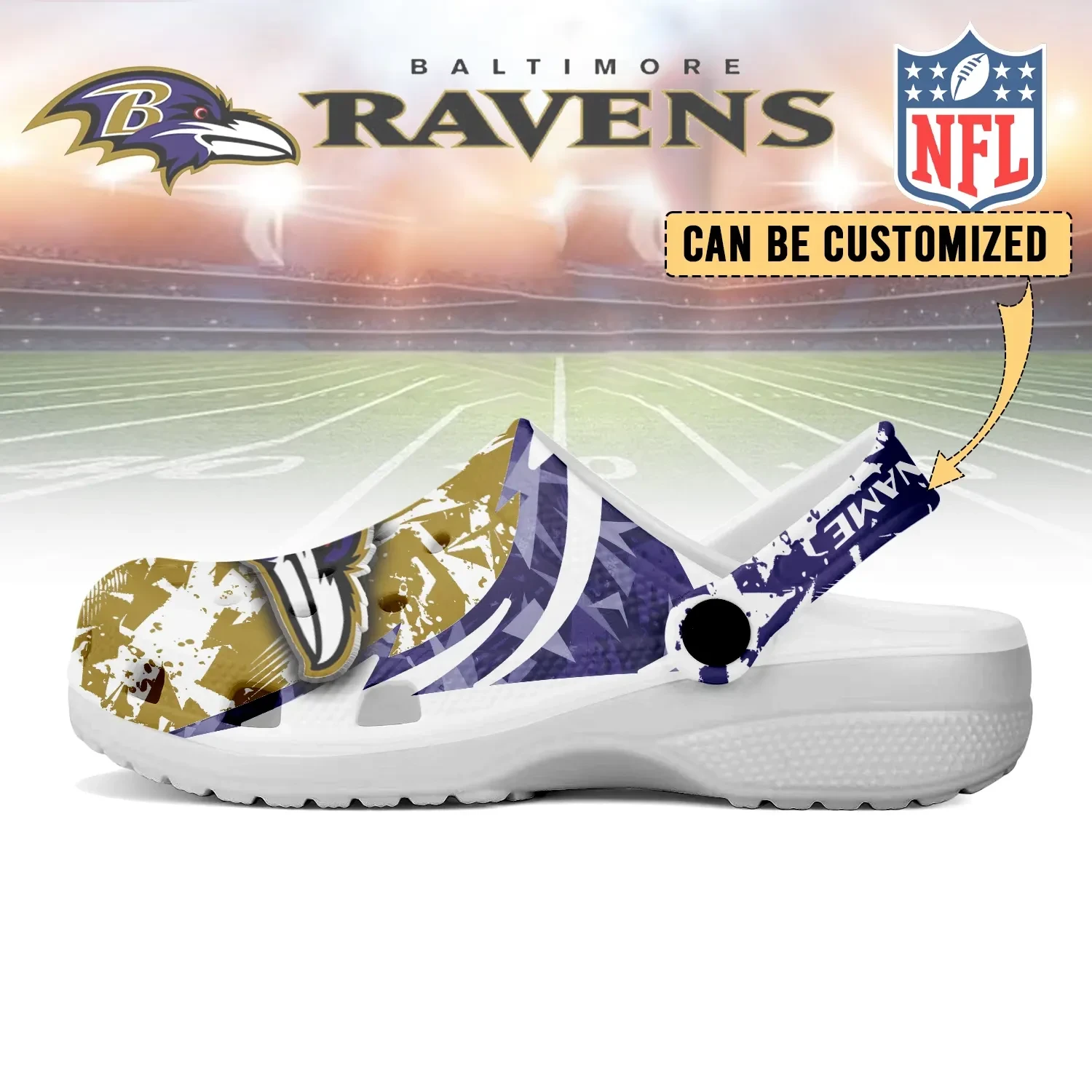 Baltimore Ravens Limited Clog PBBXL29