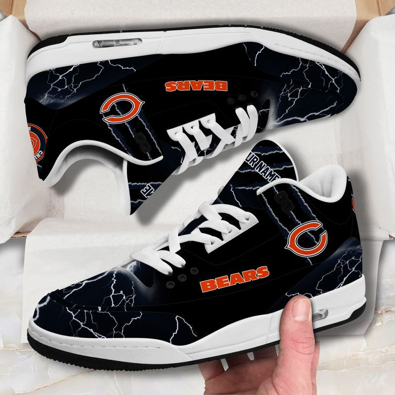 Chicago Bears Basic Leather JD03 Shoes Men and Women AZBTAJ3000170