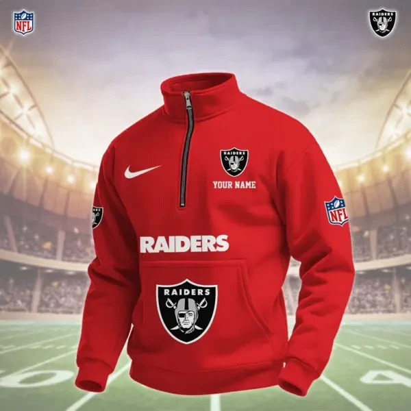 Las Vegas Raiders Pullover Half Zipper PB73CHI