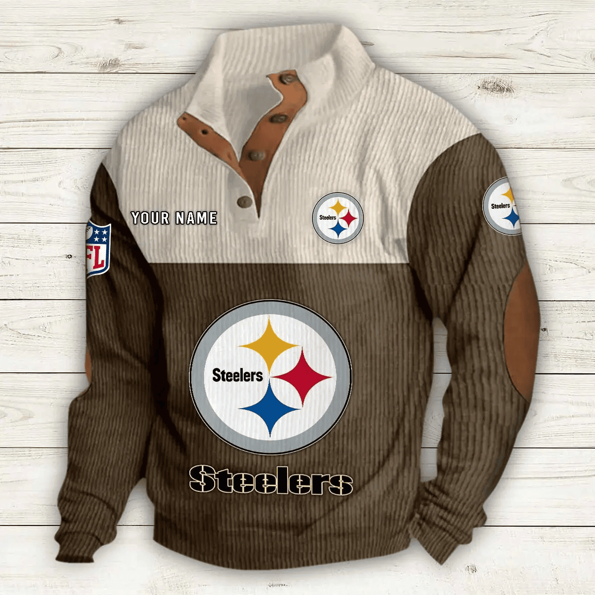 Pittsburgh Steelers Sport Print Sweatshirt PB323AF