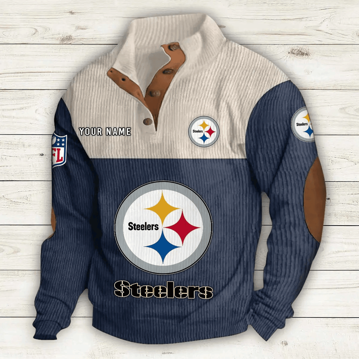 Pittsburgh Steelers Sport Print Sweatshirt PB323AF