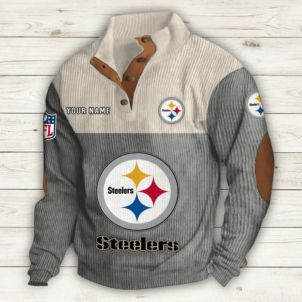 Pittsburgh Steelers Sport Print Sweatshirt PB323AF