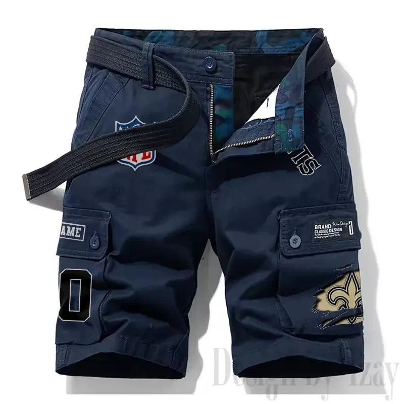 New Orleans Saints New Summer Men Cargo Shorts Fashion 2025 PB273AT