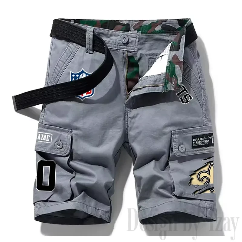 New Orleans Saints New Summer Men Cargo Shorts Fashion 2025 PB273AT