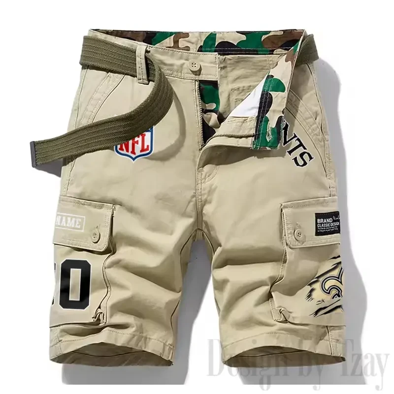 New Orleans Saints New Summer Men Cargo Shorts Fashion 2025 PB273AT