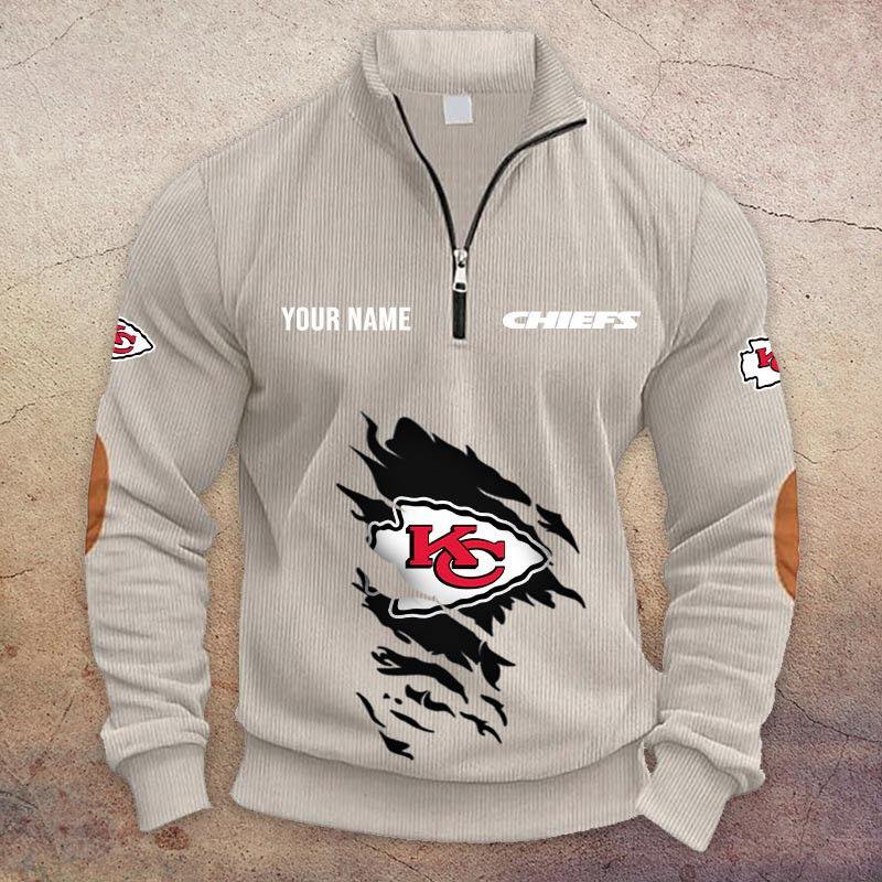 Kansas City Chiefs Half-Zip Hoodie PB446O0