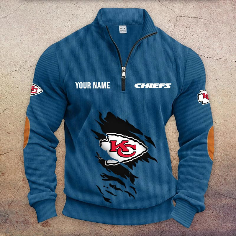 Kansas City Chiefs Half-Zip Hoodie PB446O0