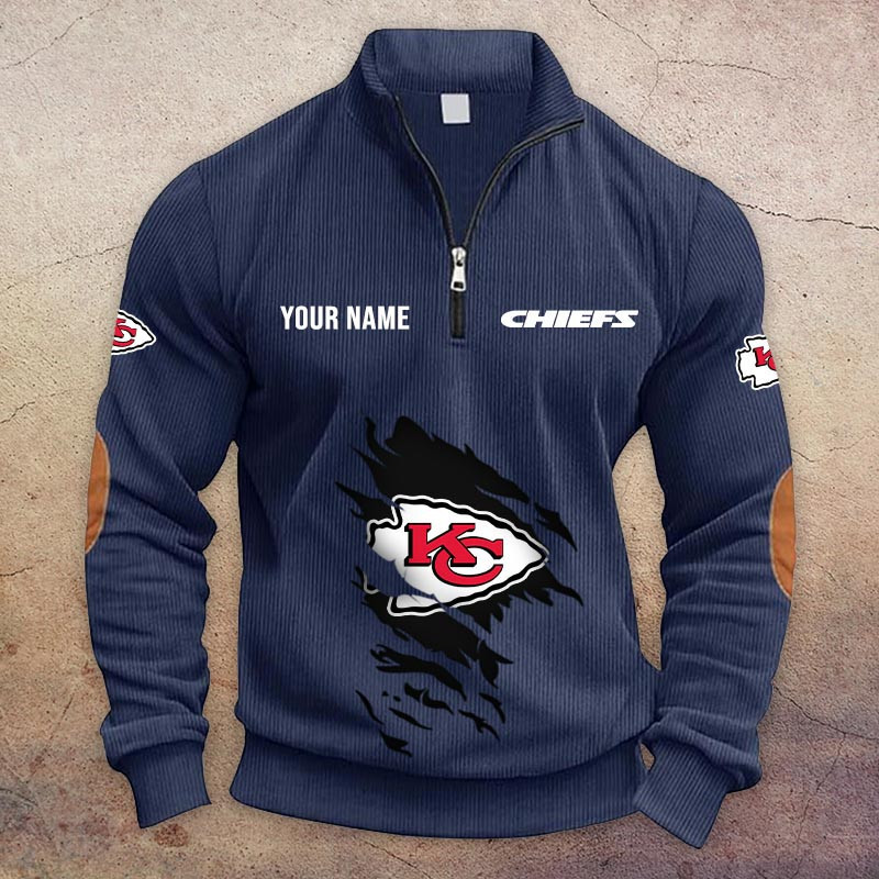 Kansas City Chiefs Half-Zip Hoodie PB446O0