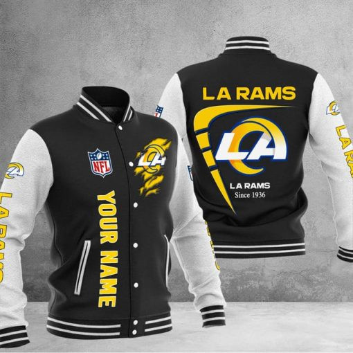 Los Angeles Rams Custom Multicolors Button Jacket PB3UNRV
