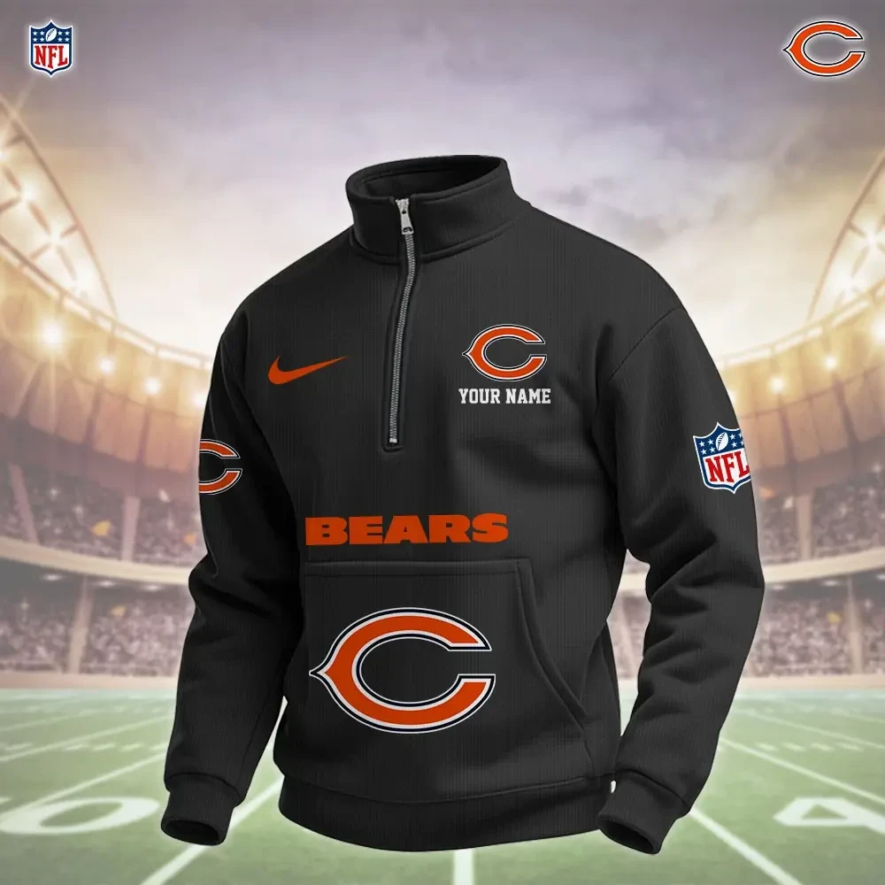 Chicago Bears Pullover Half Zipper