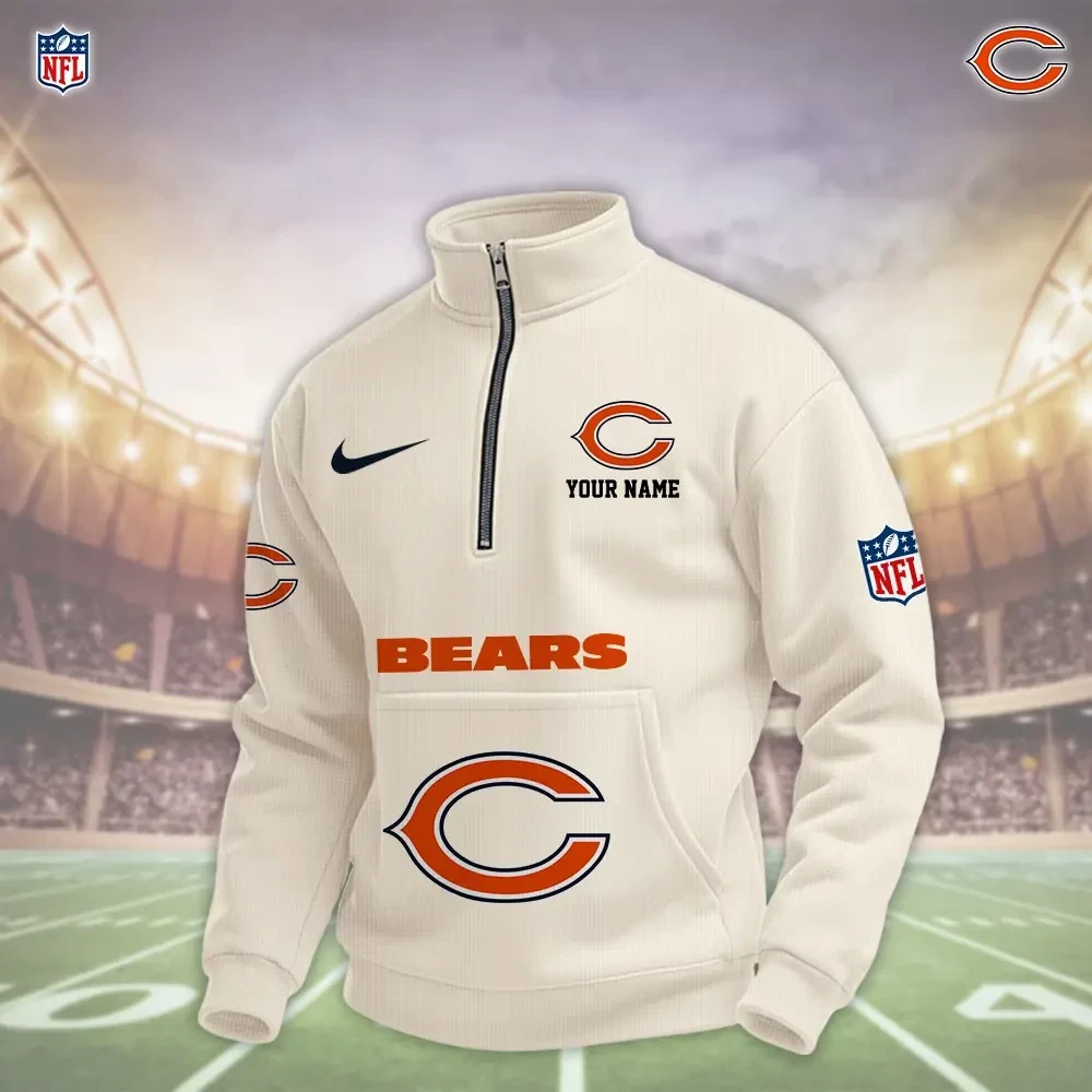 Chicago Bears Pullover Half Zipper