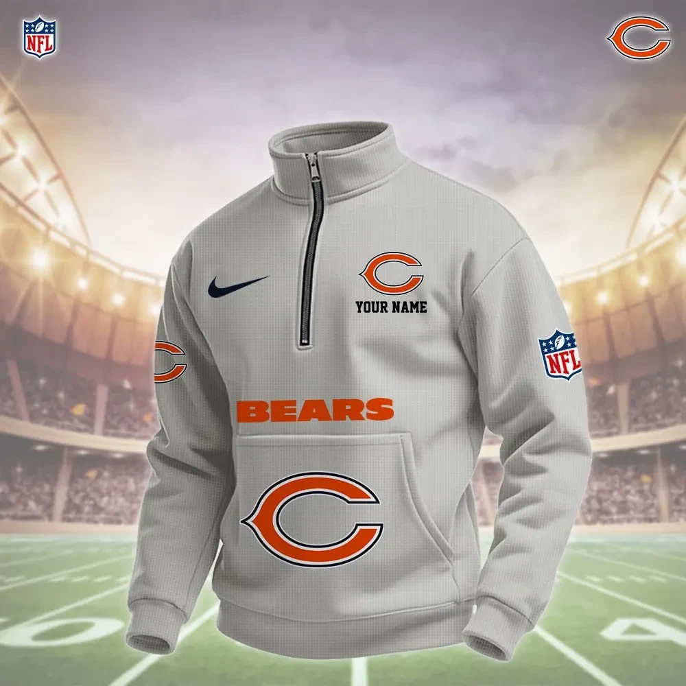 Chicago Bears Pullover Half Zipper